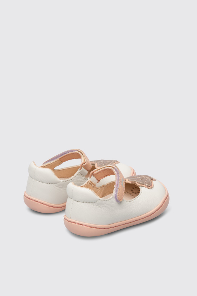 Back view of Twins White TWINS sandal for girls
