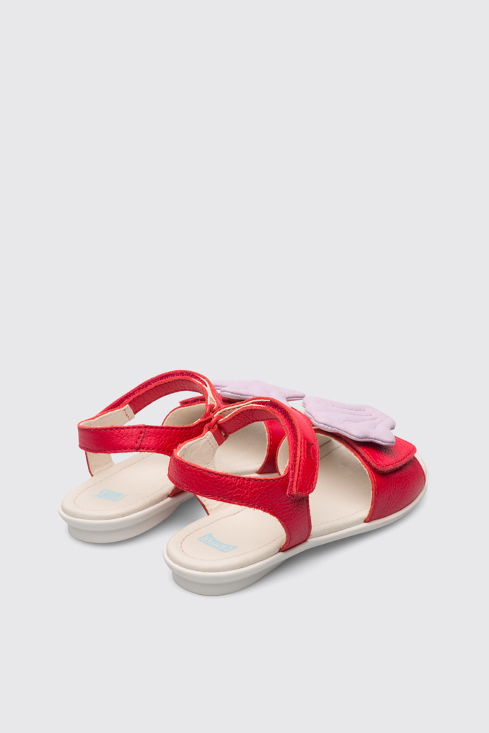 Back view of Twins Red TWINS sandal for girls