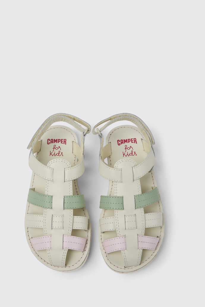 Miko Sandalias multicolores de piel para niña
