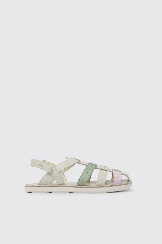 Miko Sandalias multicolores de piel para niña