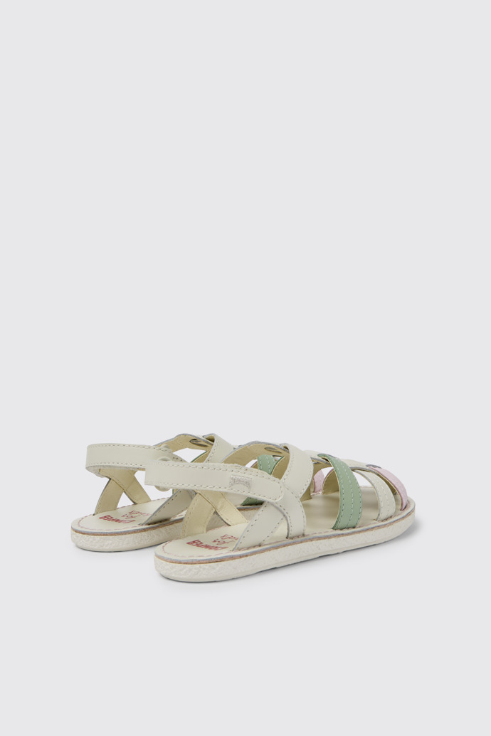 Miko Sandalias multicolores de piel para niña