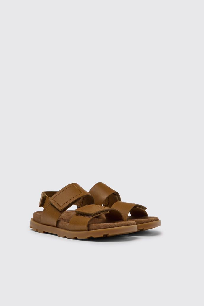 Brutus Sandal Sandalias marrones de piel para niños