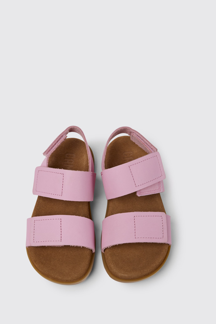 Brutus Sandal Sandalias rosas de piel para niña