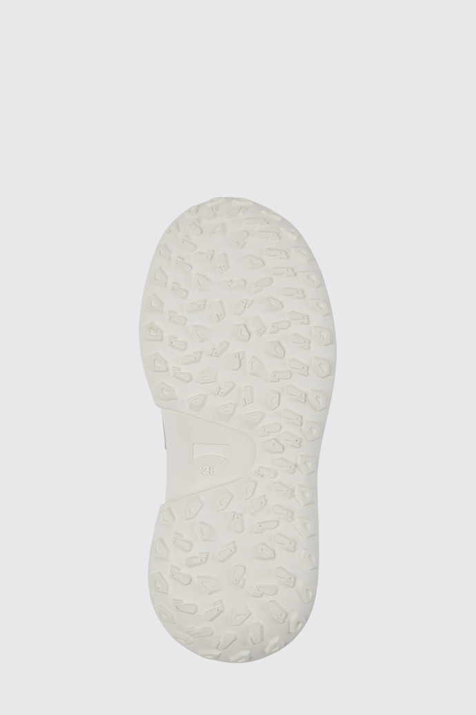 The sole of CRCLR Blue and white  sneakers for kids