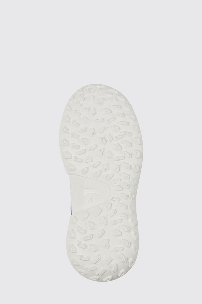 The sole of CRCLR Blue and white sneakers for kids