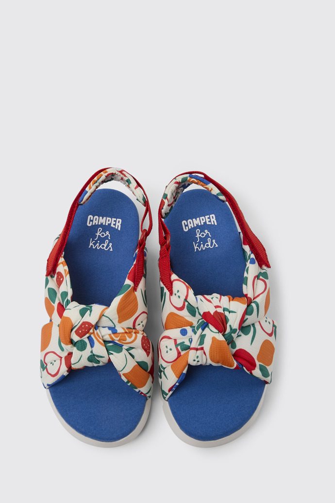 Oruga Sandalias multicolores para niños