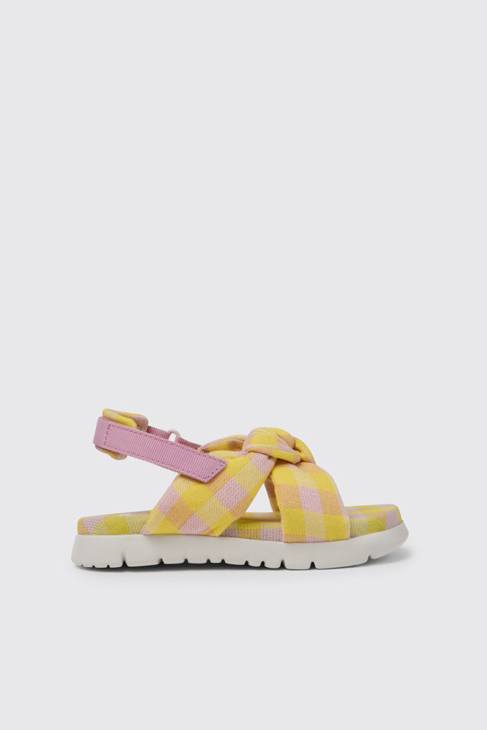 Side view of Oruga Multicolored sandals for kids