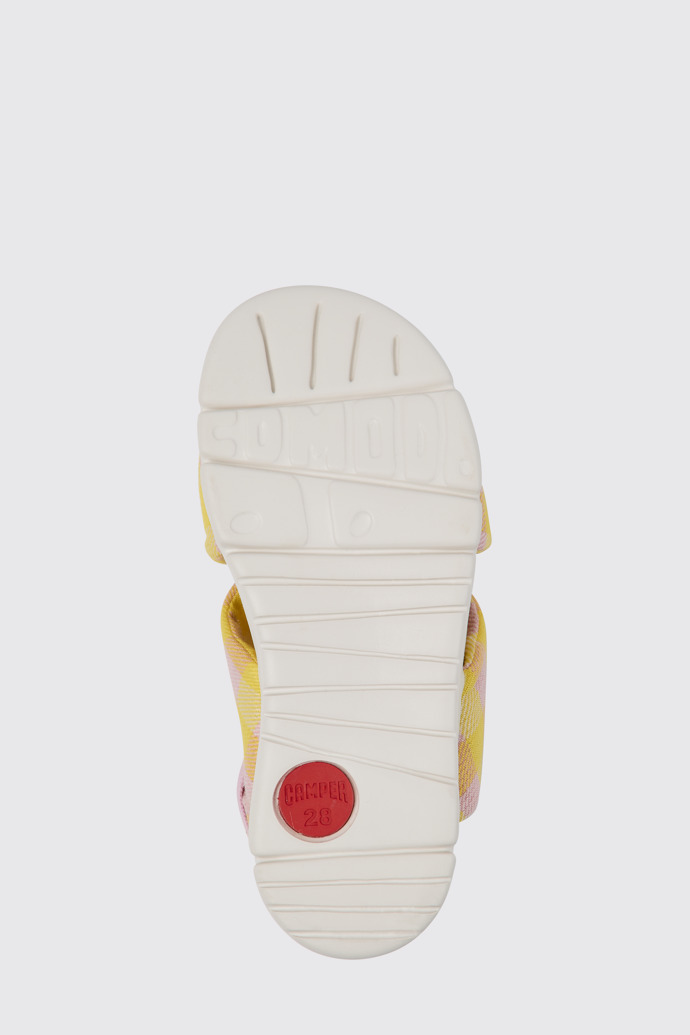 The sole of Oruga Multicolored sandals for kids