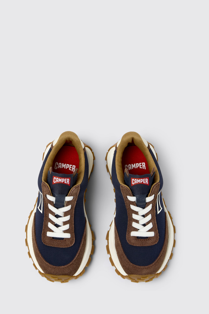 Drift Trail Mehrfarbige Sneaker aus Textil und Nubuk für Kinder.