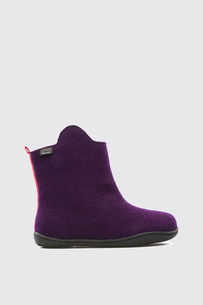 Side view of Wabi Multicolor Ankle Boots for Kids