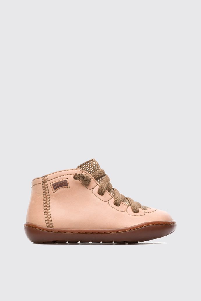 Side view of Peu Nude Boots for Kids