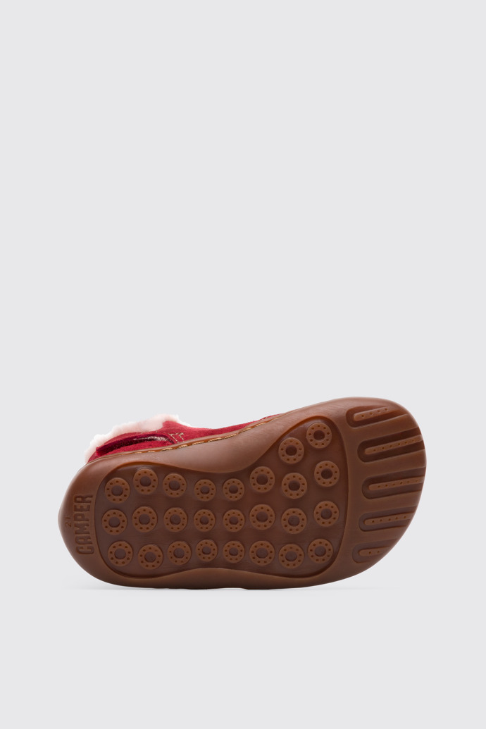 The sole of Peu Red Boots for Kids