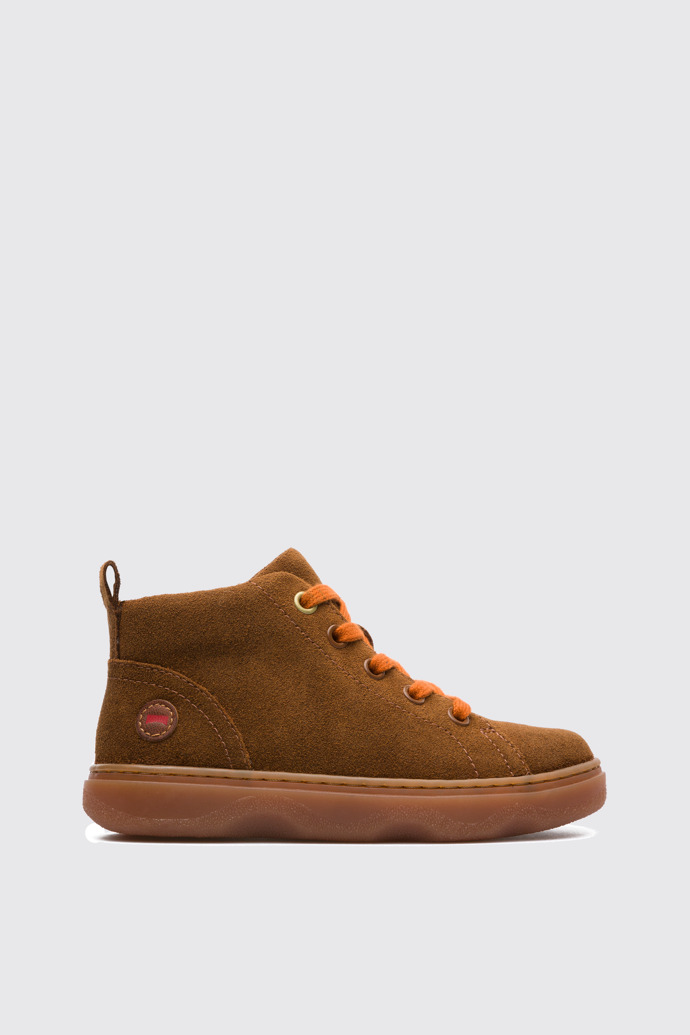 Side view of Kido Brown Boots for Kids
