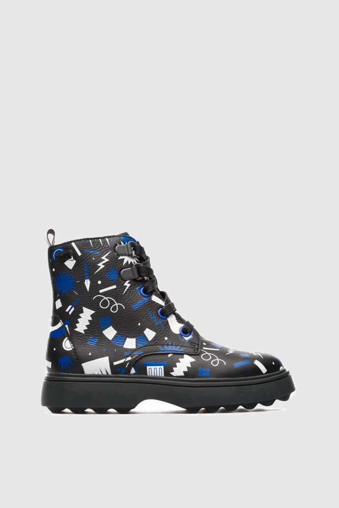 Side view of Norte Multicolor Boots for Kids