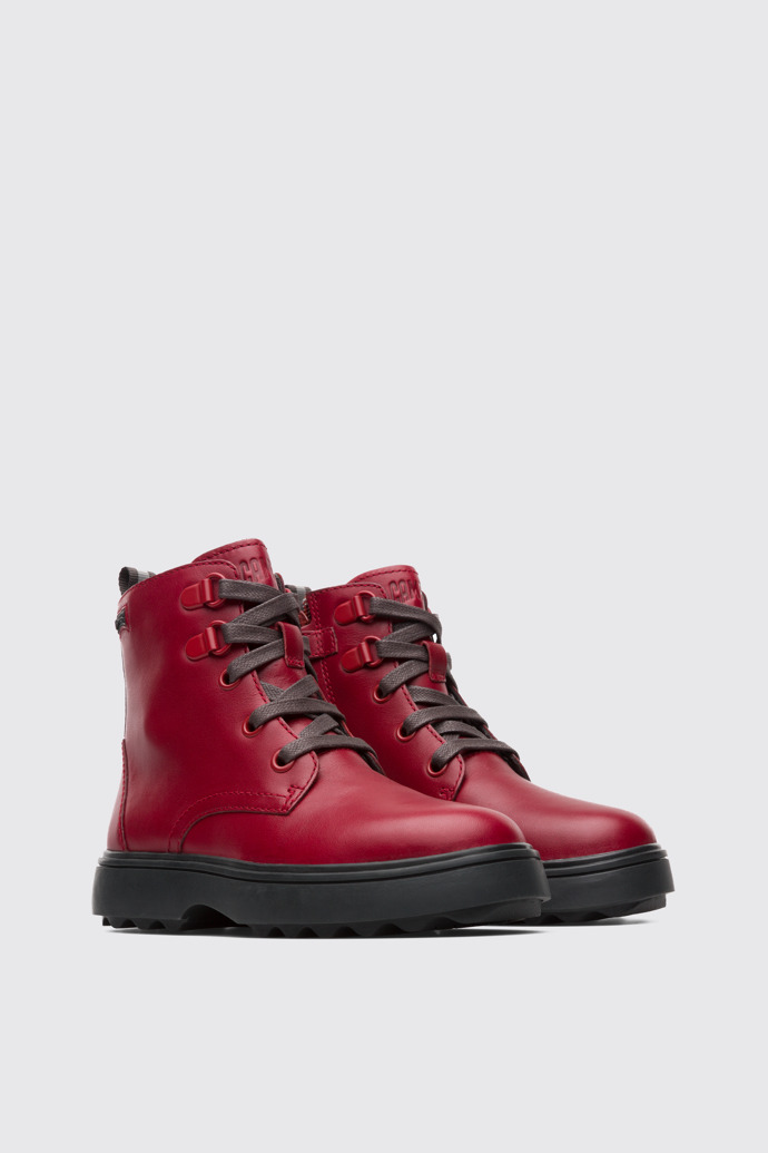 Front view of Norte Red Boots for Kids