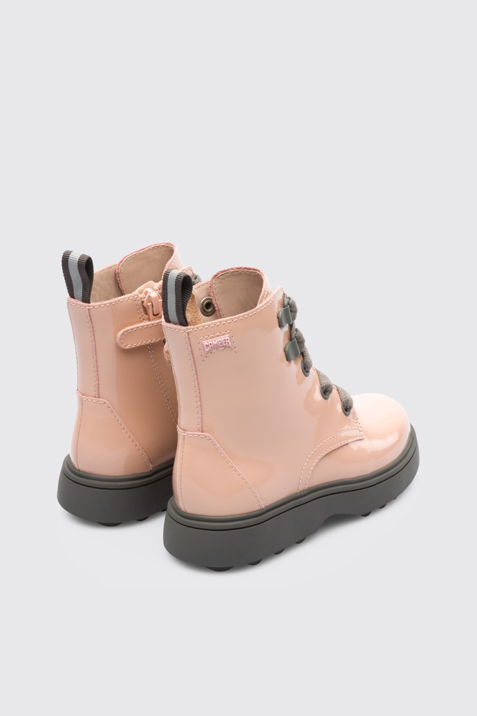 Back view of Norte Nude Boots for Kids