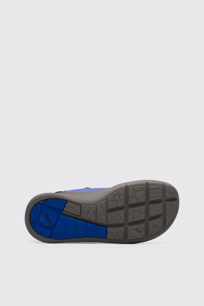 The sole of Ergo Blue Sneakers for Kids