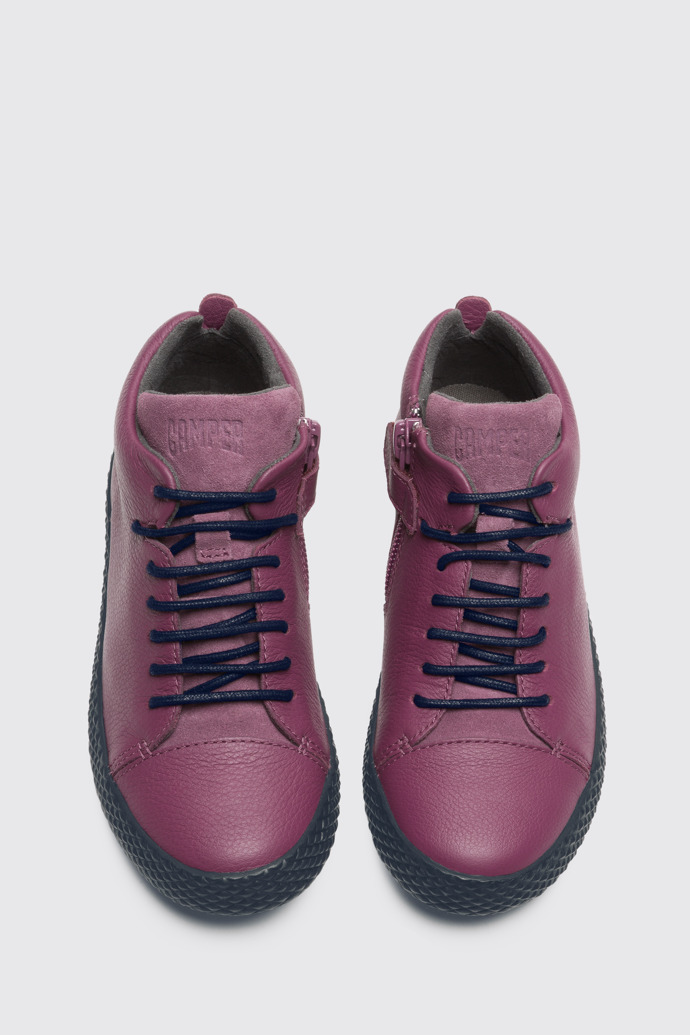 Overhead view of Pursuit Purple Sneakers for Kids