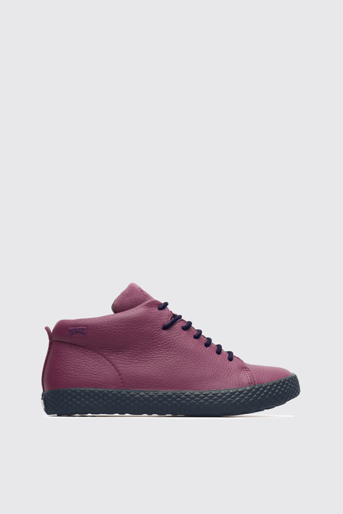 Side view of Pursuit Purple Sneakers for Kids