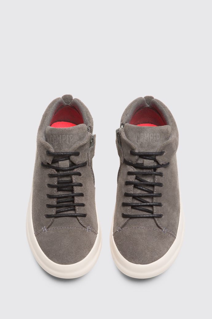 Overhead view of Pursuit Grey Sneakers for Kids
