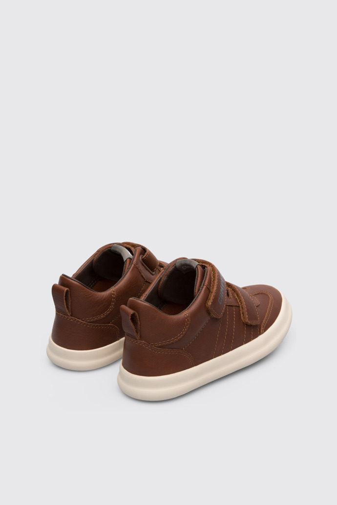 Back view of Pursuit Brown Sneakers for Kids