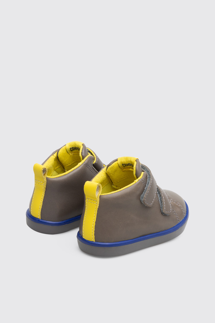 Back view of Pursuit Grey Sneakers for Kids
