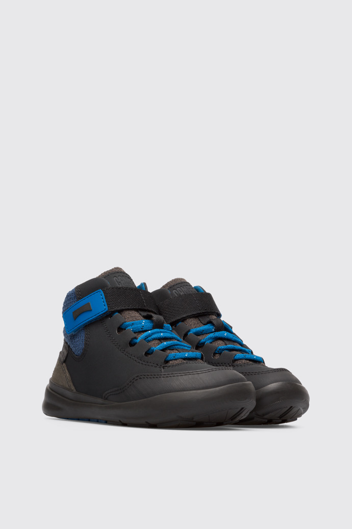 Front view of Ergo Blue ankle boot for boys