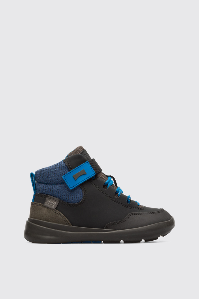 Side view of Ergo Blue ankle boot for boys