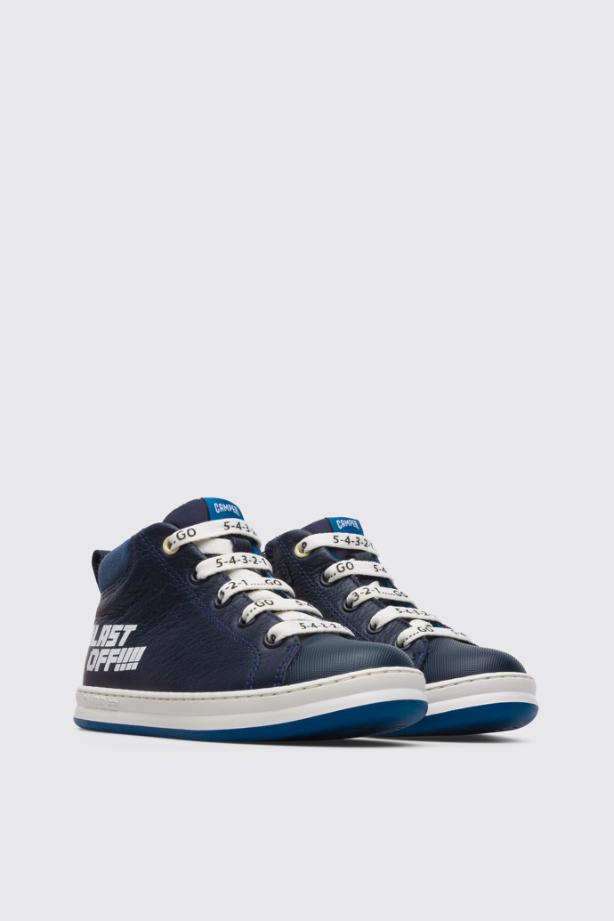 Front view of Twins Blue TWINS sneaker for boys
