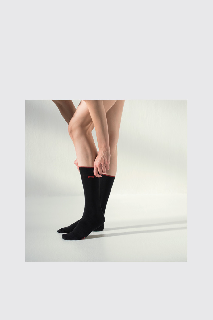 Basic Sox Black Socks for Unisex