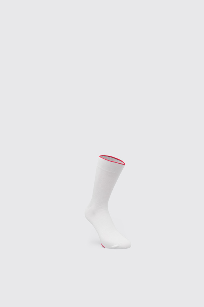 The sole of Basic Sox White Socks for Unisex