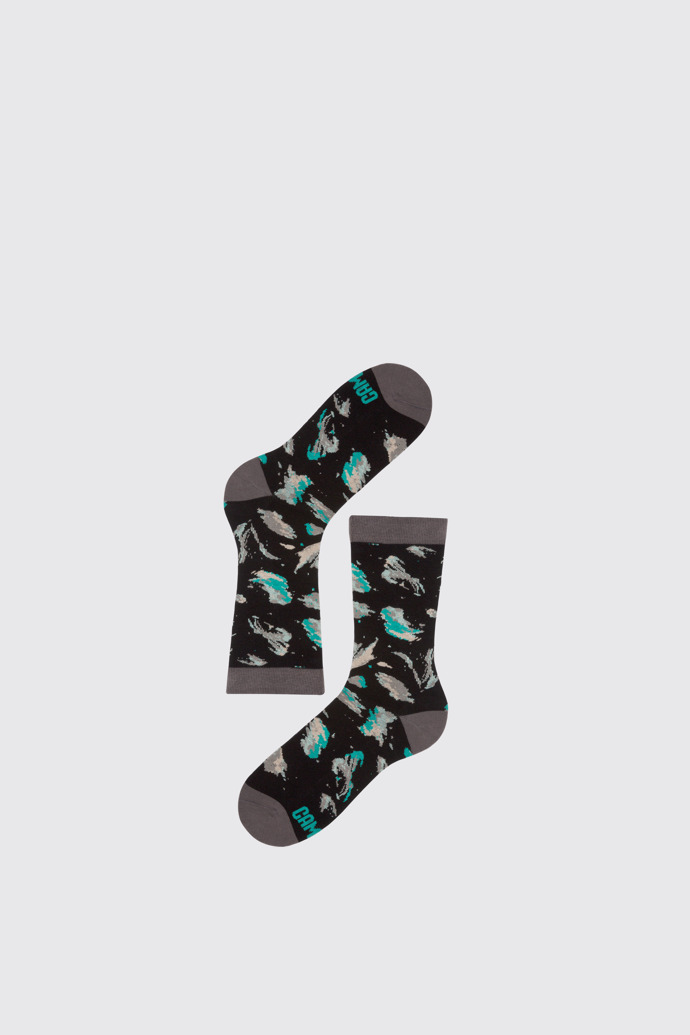 Overhead view of Summer Lounge Sox Multicolor Socks for Unisex