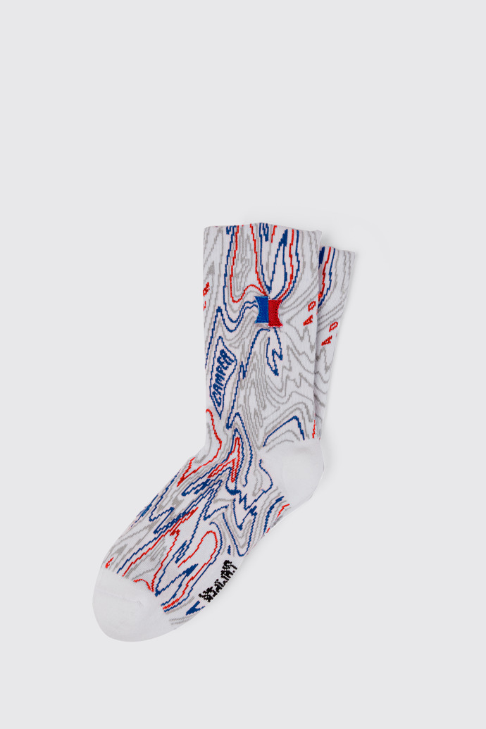 Side view of ADERERROR Patterned socks