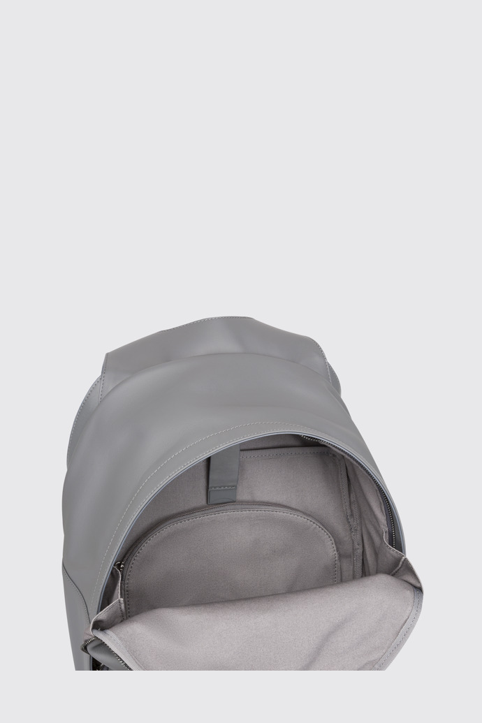 Overhead view of Naveen Grey Backpacks for Unisex