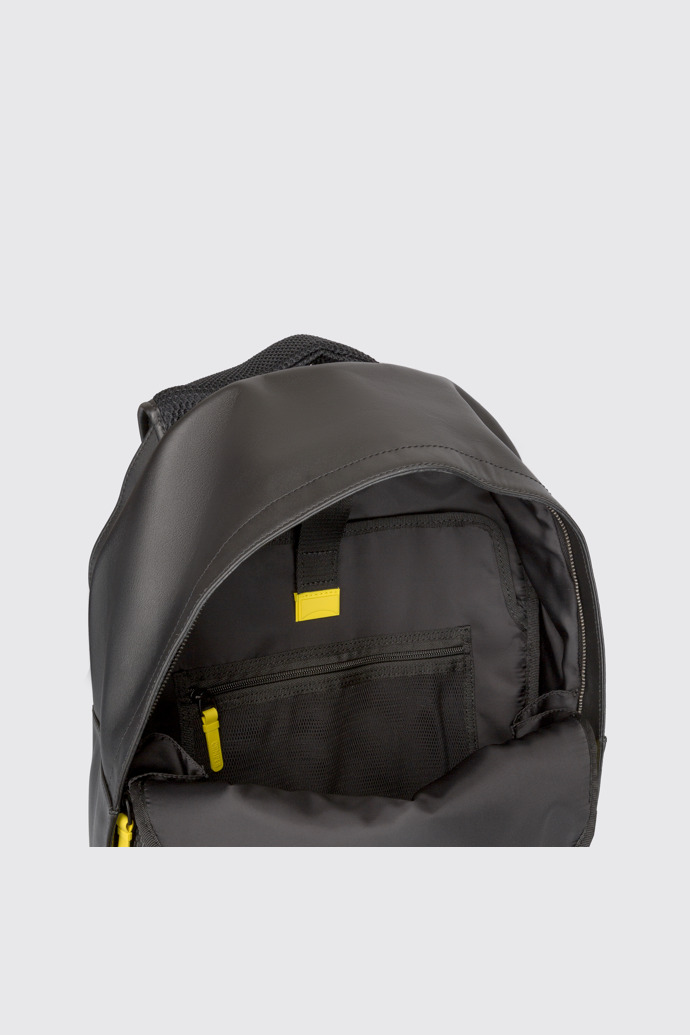 Overhead view of Naveen Black Backpacks for Unisex