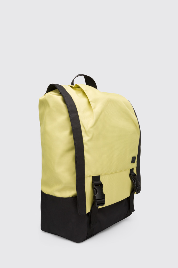 Front view of Vim Yellow Backpacks for Unisex