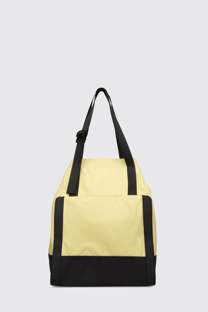 Back view of Vim Yellow Shoulder Bags for Unisex