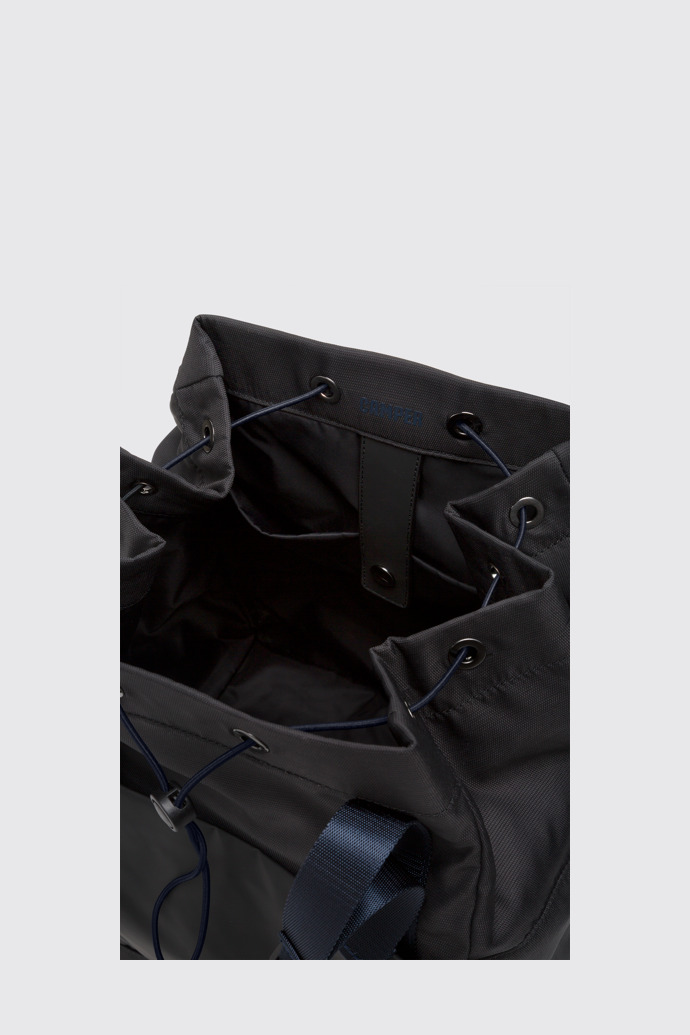 Overhead view of Vim Black Shoulder Bags for Unisex