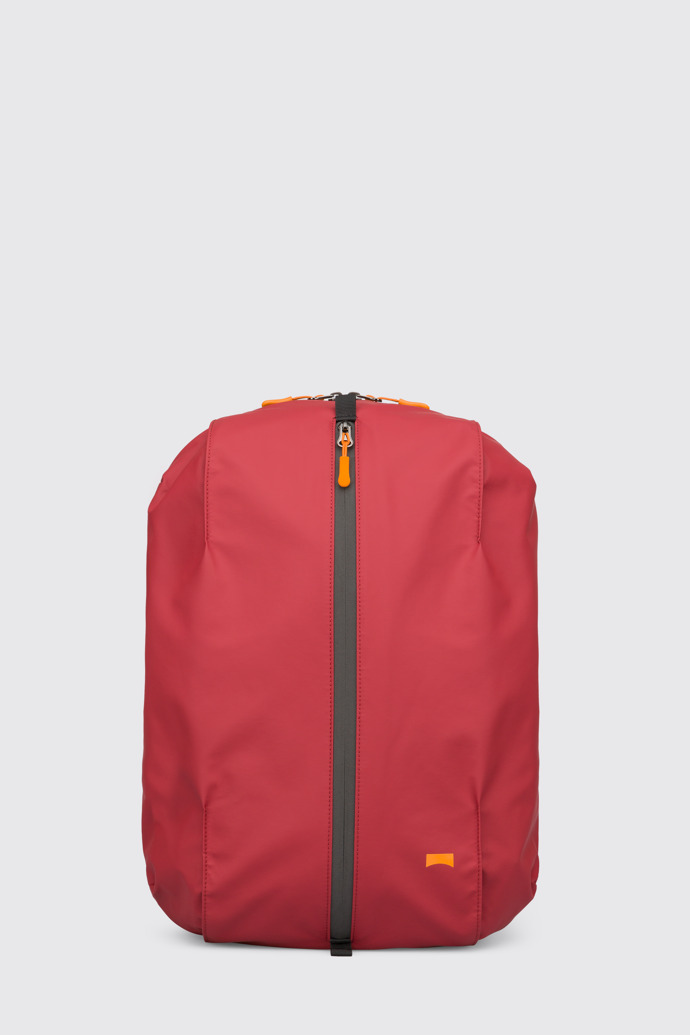 Side view of Aku Unisex red backpack
