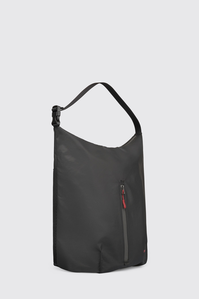 Front view of Aku Small black women's backpack