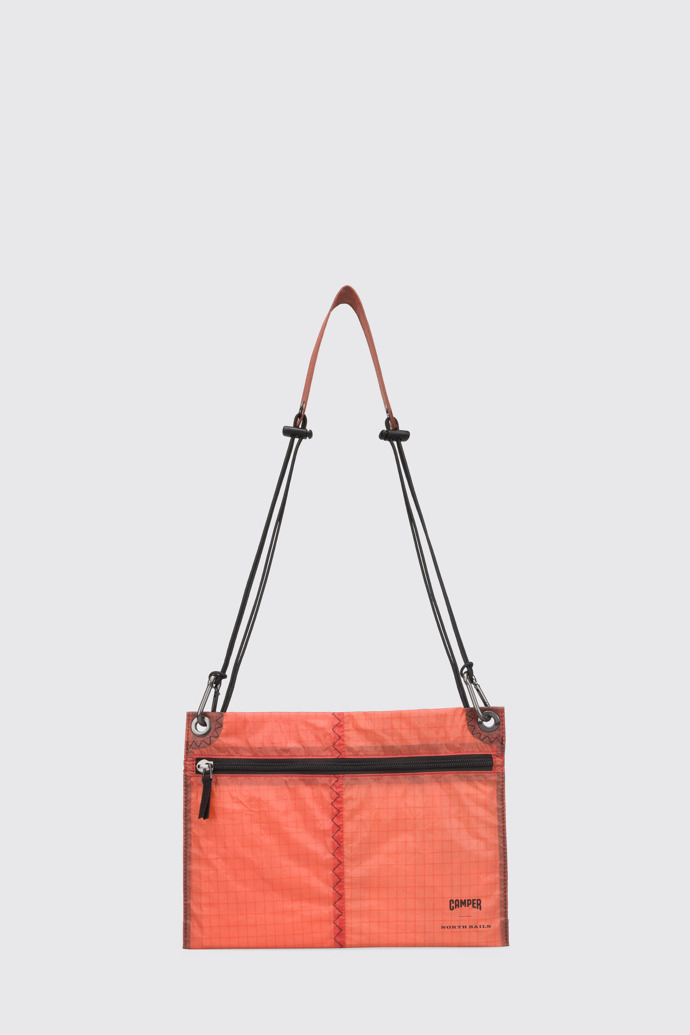 Side view of Camper x North Sails Small unisex red bag