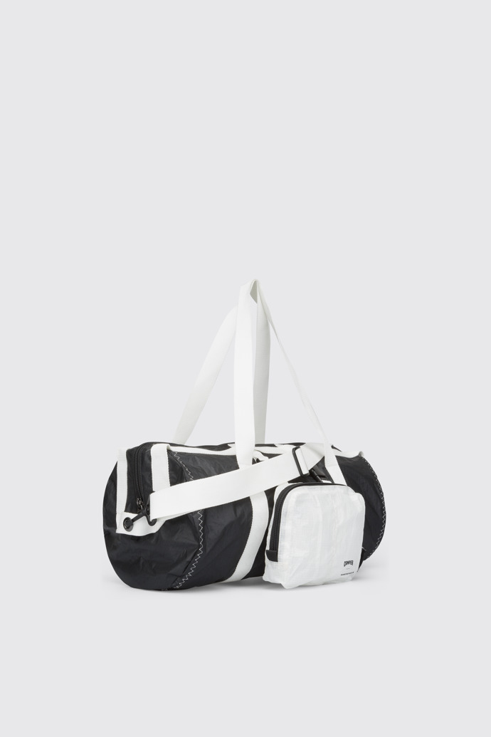 Front view of Camper x North Sails Unisex black and white bag