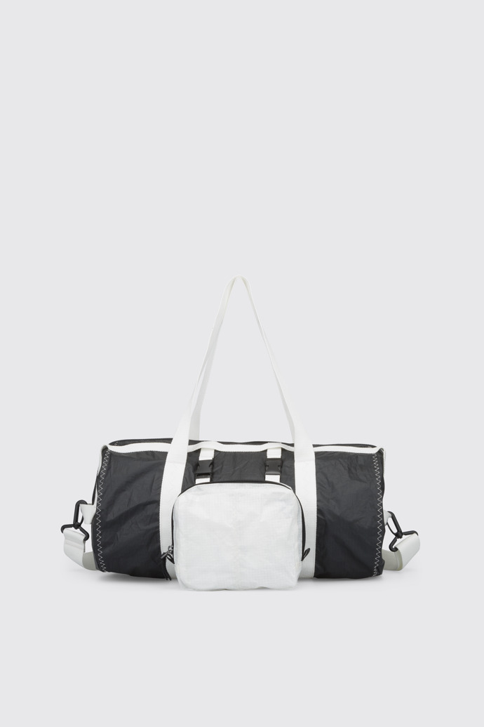 Back view of Camper x North Sails Unisex black and white bag