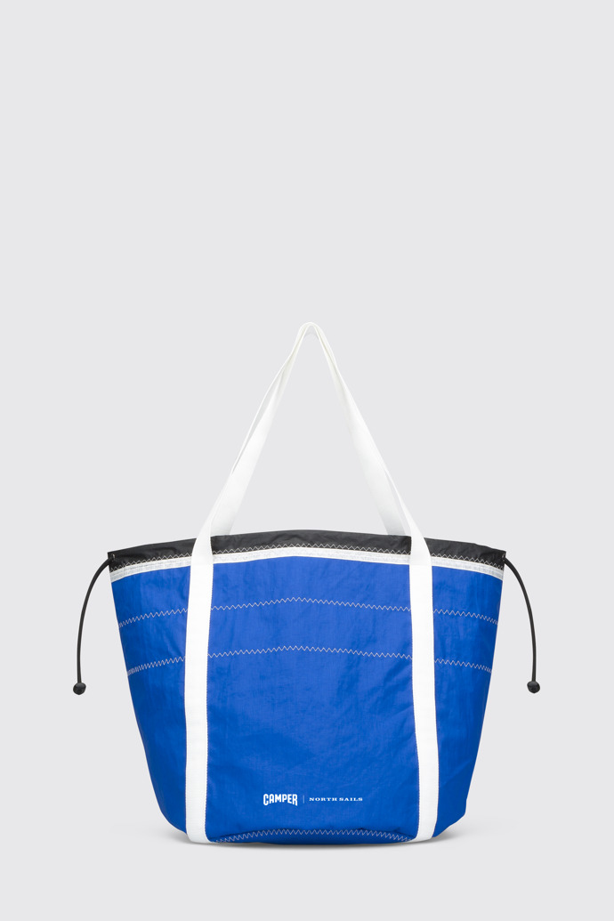 Side view of Camper x North Sails Unisex blue maxi bag