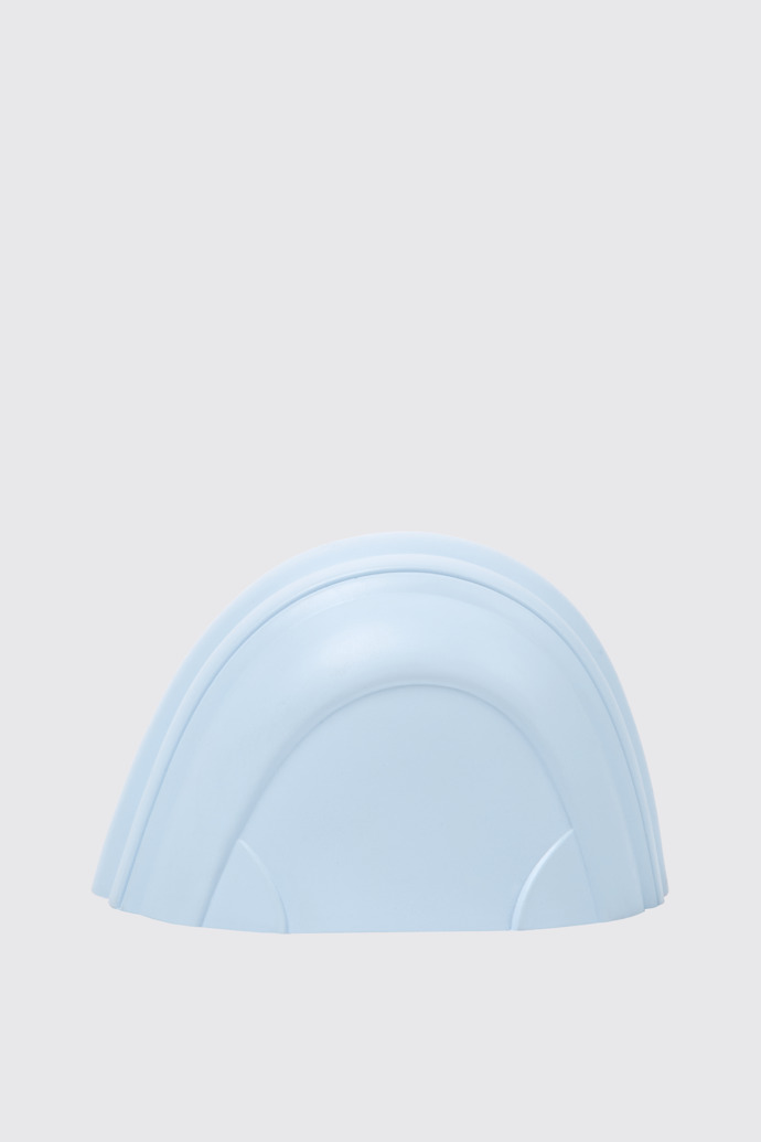 Image of Side view of Junction Runner Toe Caps Light blue rubber toe caps