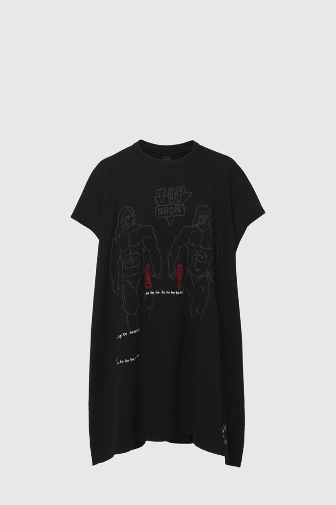 Side view of Bernhard Willhelm Black  for Unisex