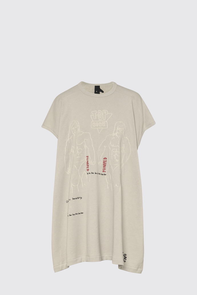 Side view of Bernhard Willhelm Beige  for Unisex