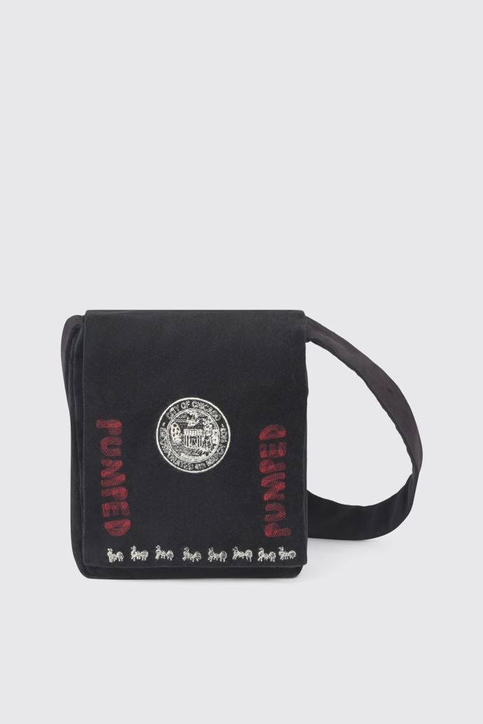 Side view of Bernhard Willhelm Black  for Unisex