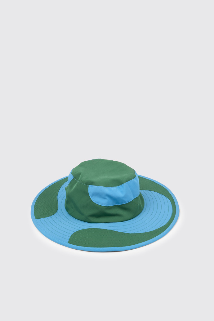 Hat Gorro azul y verde
