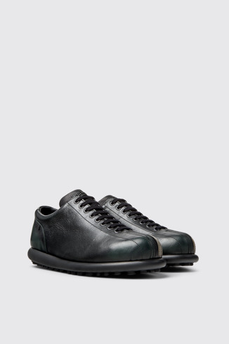 Front view of Twins Multicolor Leather Shoes for Men.
